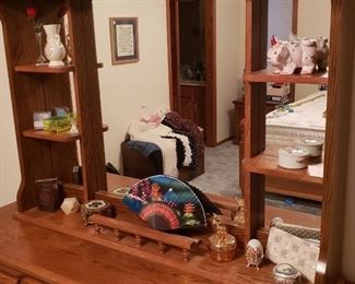 Contents of Top Portion of the Dresser in Front of Mirror
