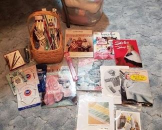 Lot of Crochet and Knitting Supplies