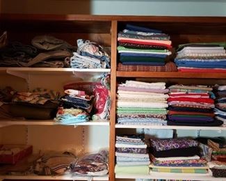 Large Lot of Fabric