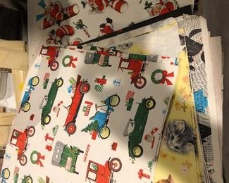 vintage wrapping paper