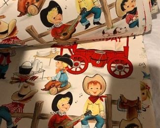vintage wrapping paper