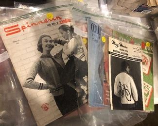 vintage knitting magazines, patterns and more