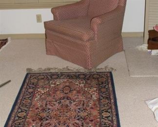 furniture chair and rug