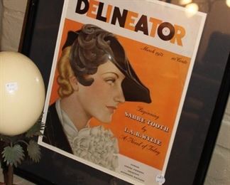 artwork framed magazine covers
