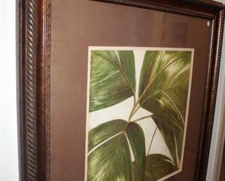 artwork tropical foliage