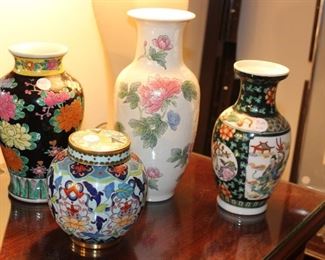 decor orientals vases