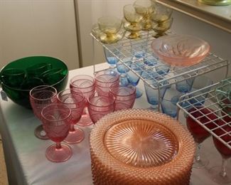 formal colorful glass
