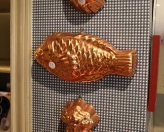 KItchen copper molds