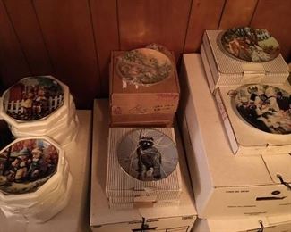Hummel, Woodland animals, Gone with the Wind, My Fair Lady collector plates