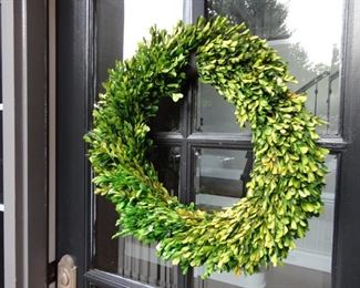 Wreaths and other outdoor items
