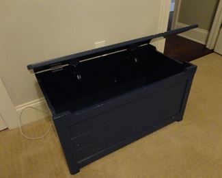 Hinged toy chest