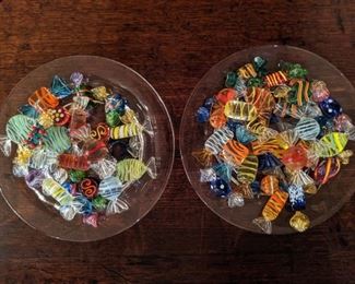 Nice Italian Murano glass candies.