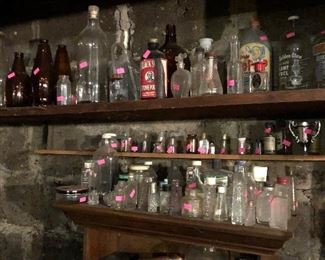 More vintage glass bottles