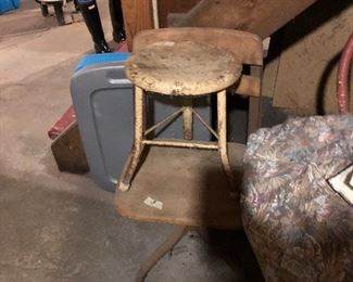 Milking stool and school chair