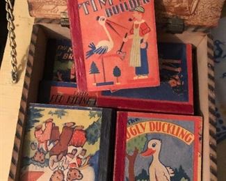 Box of tiny books 
