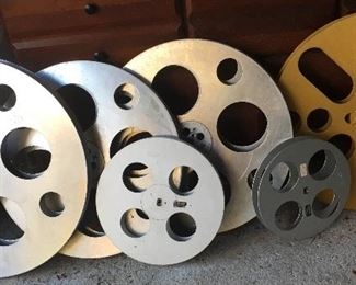 Vintage movie reels