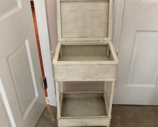 Wicker Sewing Stand