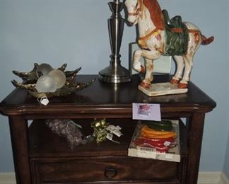 One of two Berhardt Side Tables