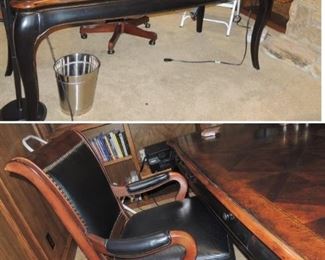 Hooker writing desk and executive chair