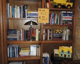 Books and vintage toys