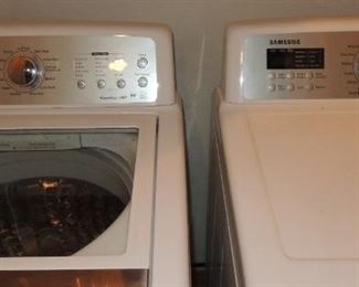 Samsung Top load washer and dryer