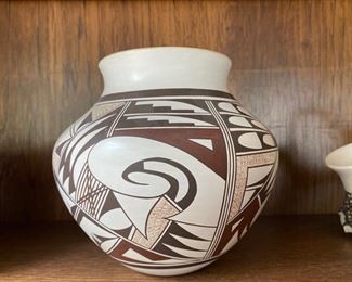 One piece of the great collection of  Native American pottery 