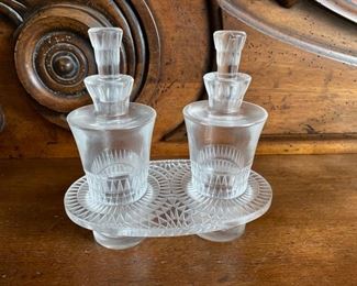 Lalique cruet set