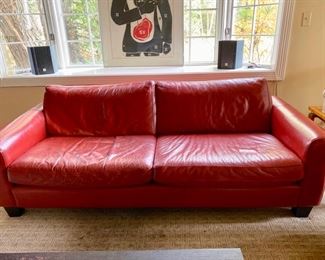 Domicil leather sofa
