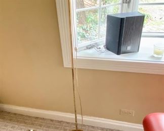 Koch & Lowy floor lamp (wear to brass shade)