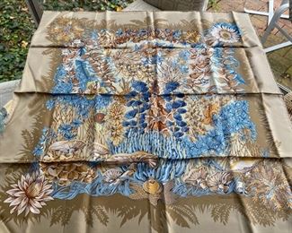 Hermes "L'Isle Deserte" scarf