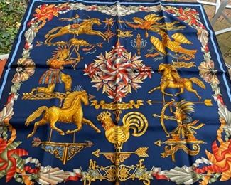 Hermes "Les Girouettes" scarf