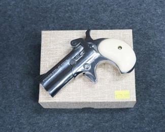 American Firearms Double Barrel Derringer, Polished Stainless Steel - .38 Special                                                                    Manufactured In San Antonio