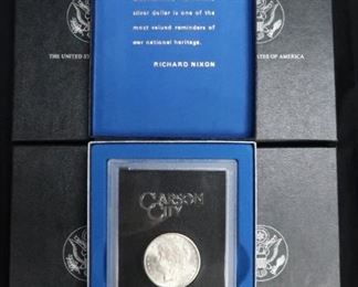 Carson City Uncirculated Silver Dollars