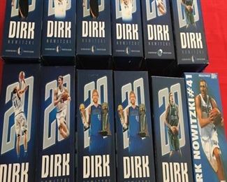 Dirk Nowitzki Complete Bobble Head Set - 20th Season.