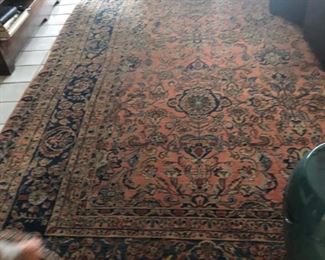 Antique Persian Sarouk rug 10 x 13