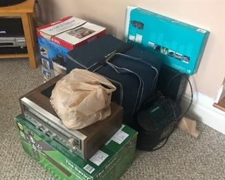 Ceiling fan and radio