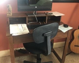 Computer desk and computer chair