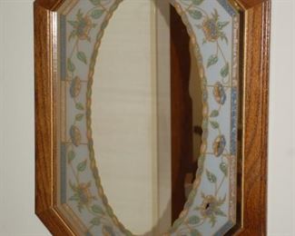 Wall 6 sided decorative mirror	21.5" W x 31.5" H
