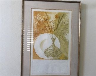 Gorgeous 1960's 1970's etching