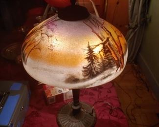 Antique hand painted. Beautiful !