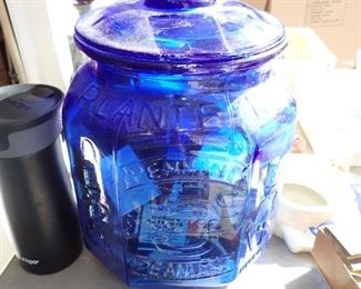 COLBALT PLANTERS JAR