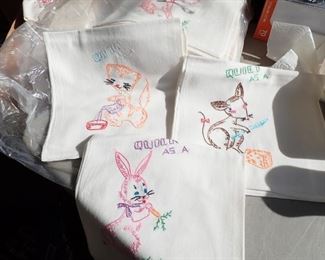 EMBROIDERED DISH CLOTHS