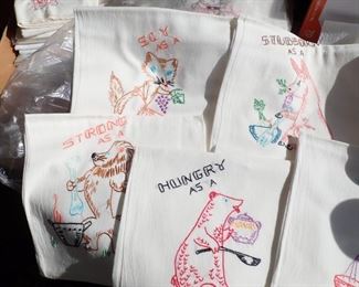 EMBROIDERED DISH CLOTHS