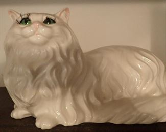 CERAMIC CAT WHITE