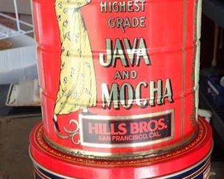 VINTAGE TINS / JAVA COFFEE