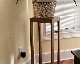 Wood plant stand