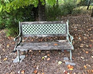 Wood bench