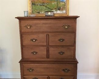 Young Hinkle Furniture Co. chest on chest