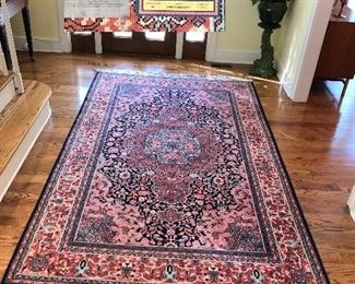 Karastan rug 100% wool pile, Pattern ‘Kashan Medallion’ 5.9’ X 9’