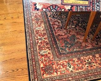 Karastan rug 100% wool pile; Pattern ‘Kashan Medallion’ 8.6’ X 12’